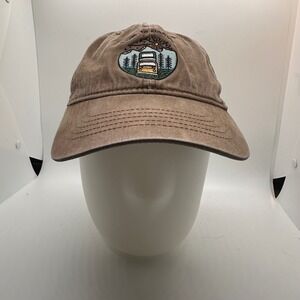 Back to Nature‎ Beige Cap Embroidered Camper Van Mountain Adjustable Hat